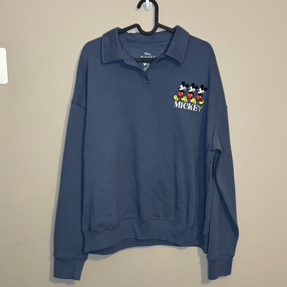 Disney Blue Mickey Mouse Sweater
